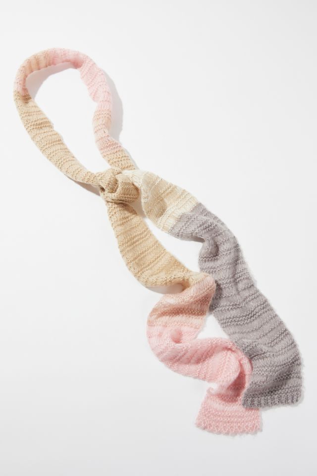Knit Skinny Scarf #1