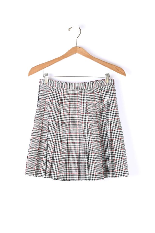 Black and white checkered skirt outlet 90s