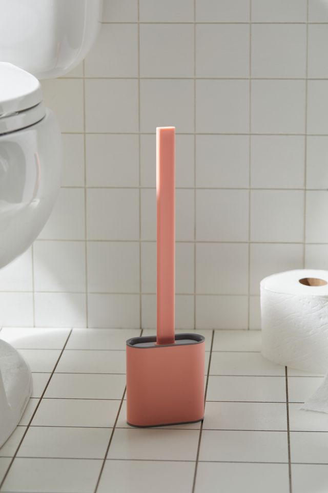 Pink toilet clearance brush