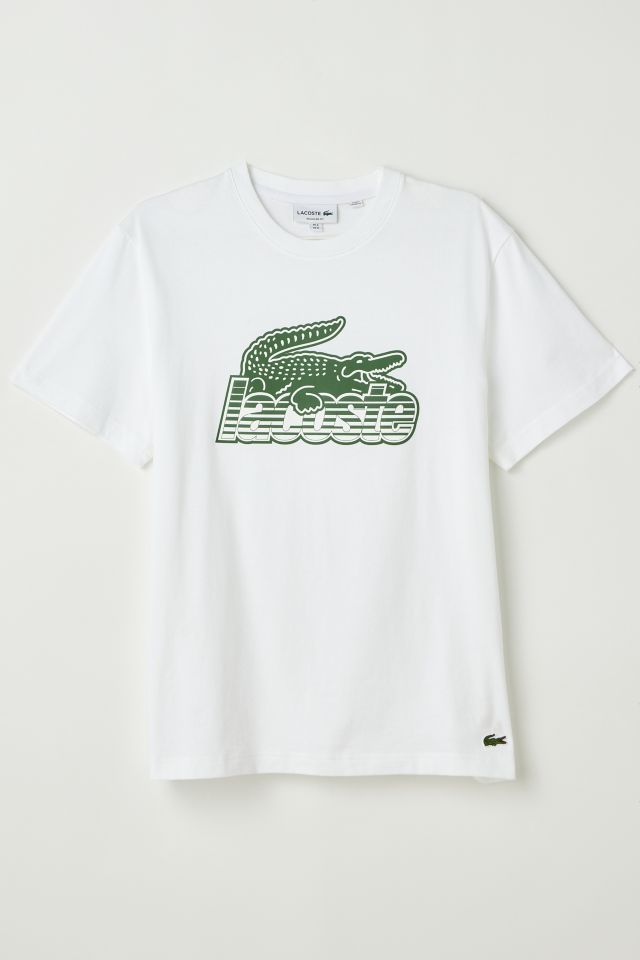 Lacoste graphic clearance tees