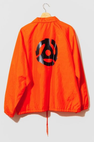 Vintage 1990s Orange DJ Coaches Jacket Made in USA | Urban