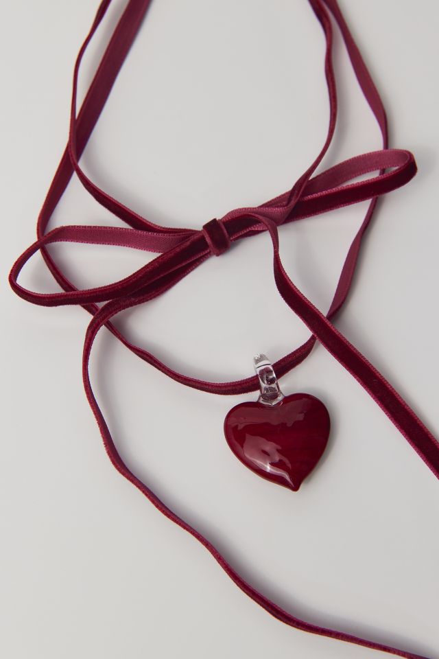 Glass Icon Velvet Choker Necklace #2