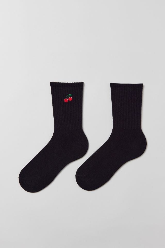 Cherry Icon Crew Sock #1