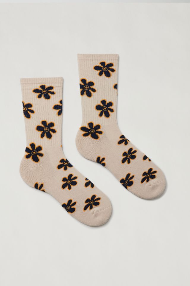 Doodle Flower Crew Sock | Urban Outfitters