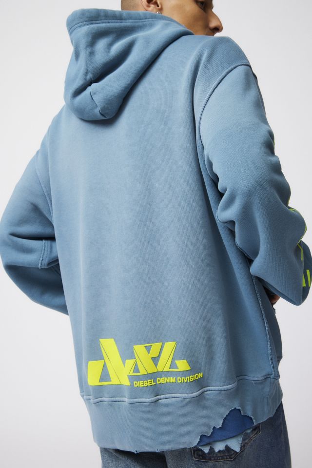 Diesel 2025 hoodie blue