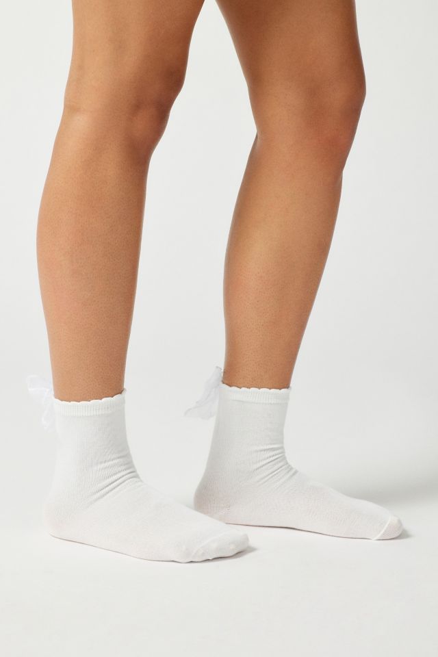 Big Bow Quarter Crew Sock #2