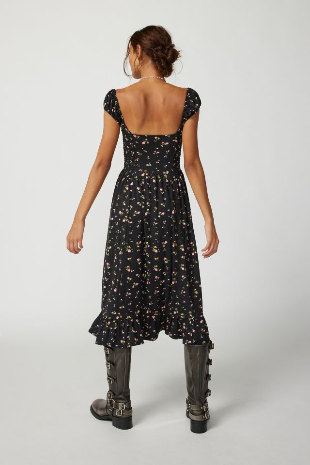 UO Elenor Printed Midi Dress #2