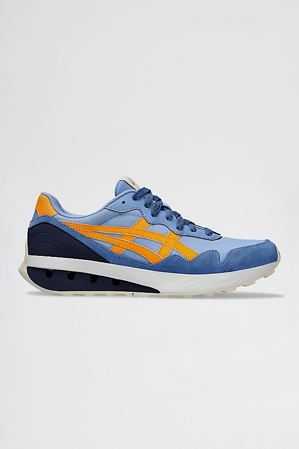 Asics Jogger X81 Sportstyle Sneakers In Blue Harmony/bengal Orange