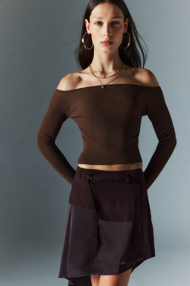 Silence + Noise Berlin Off-The-Shoulder Sweater #2
