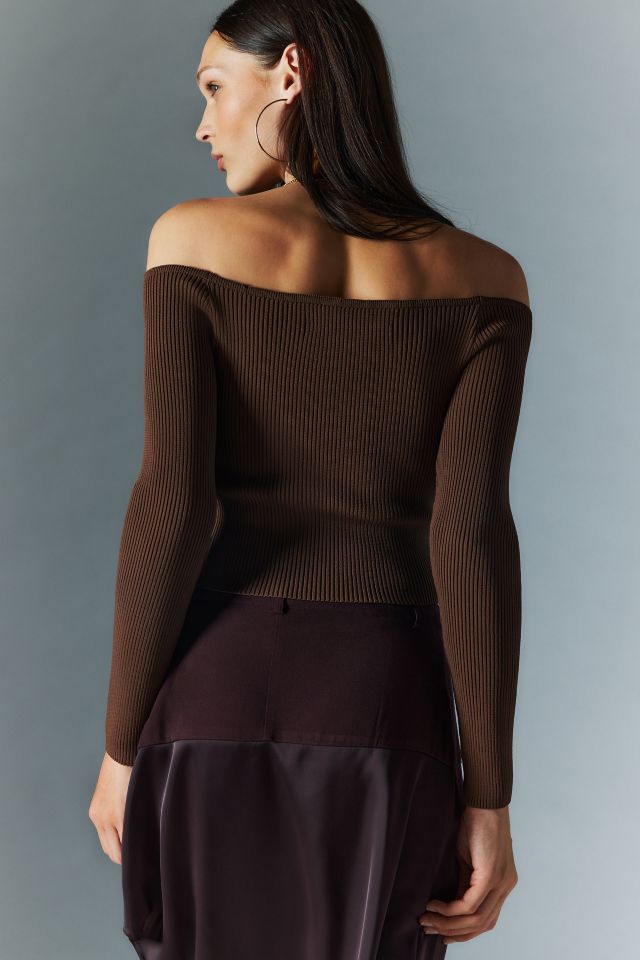 Silence + Noise Berlin Off-The-Shoulder Sweater #3