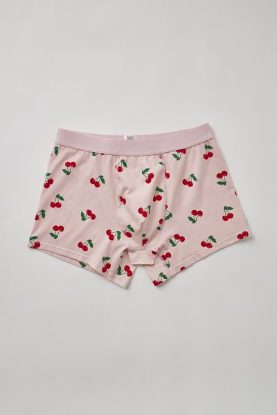 Urban Outfitters Cherry Tossed Icon Boxer Brief In Pink, Men's At
