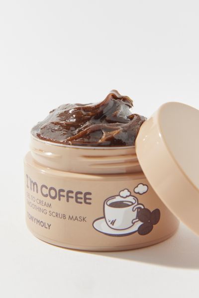 Tonymoly I'm Coffee Gel To Cream Smoothing Scrub Mask In Light Brown