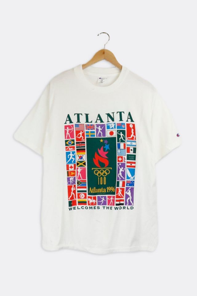  ATLiens Atlanta Script Logo T-Shirt : Clothing, Shoes