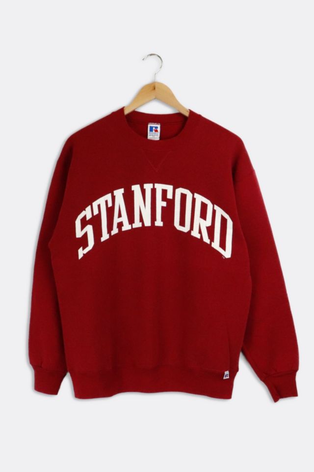 Vintage Russell Athletic Stanford University Hoodie Sweatshirt Made in USA