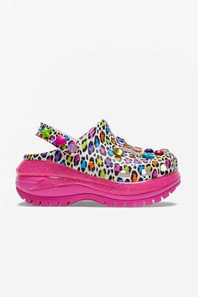 CROCS X LISA FRANK MEGA CRUSH CLOG IN ELECTRIC PINK, WOMEN'S AT URBAN OUTFITTERS