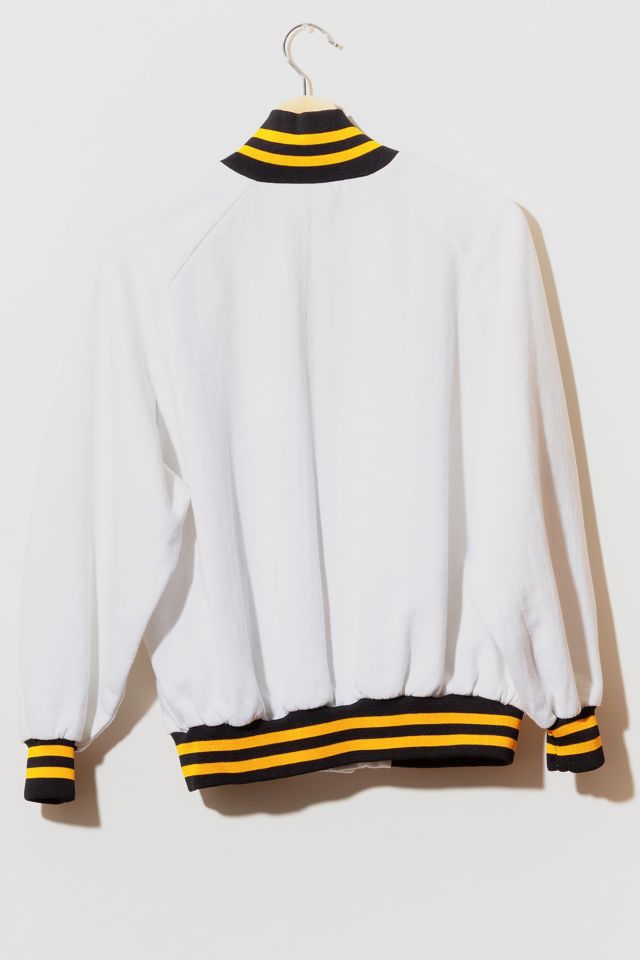 Vintage 1980s University of Iowa Button Up Letterman Jacket #1
