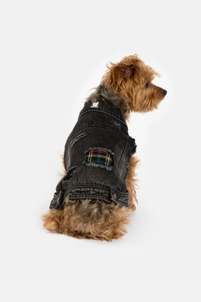 Silver Paw Spencer Denim Dog Jacket #1