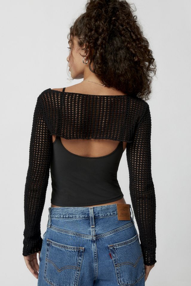 Chandail Shrug UO Whitney à Mailles Ouvertes #3