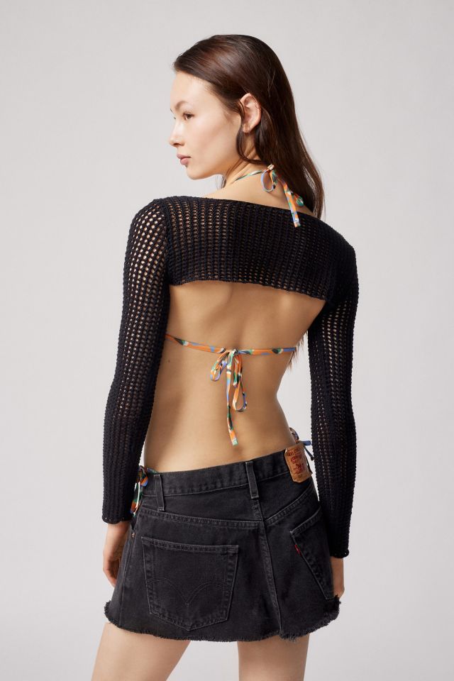 Chandail Shrug UO Whitney à Mailles Ouvertes #4