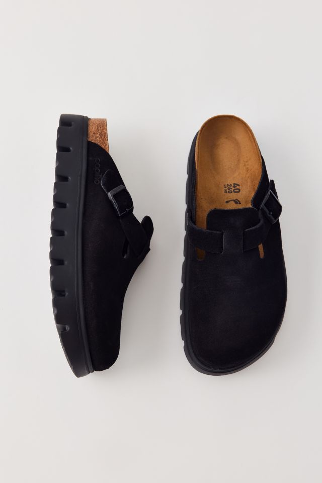 Birkenstock Papillio Boston Chunky Suede Clog | Urban Outfitters