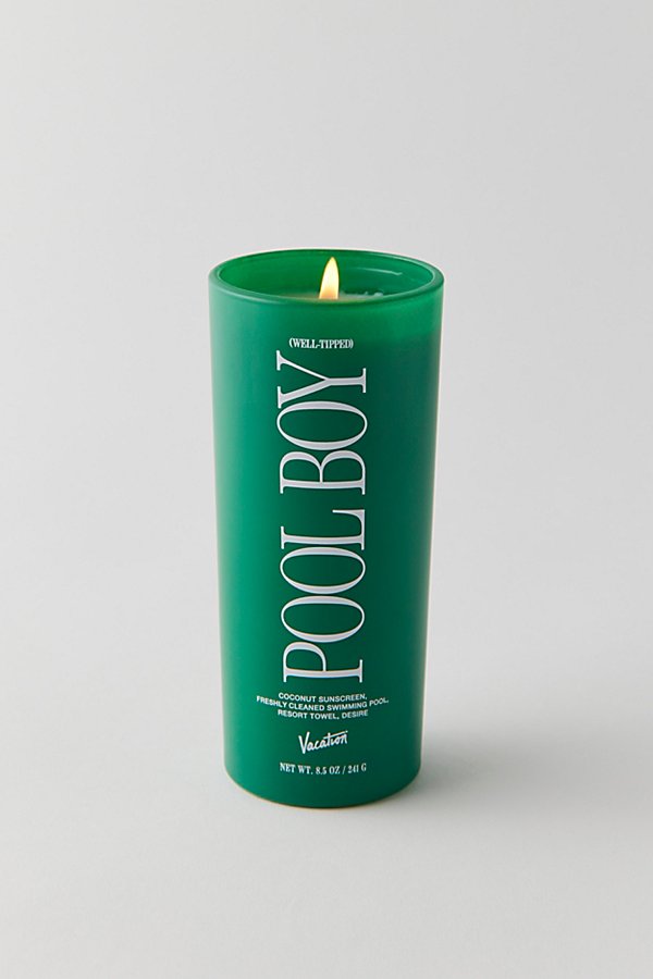 Vacation Home Resort Candle In Green