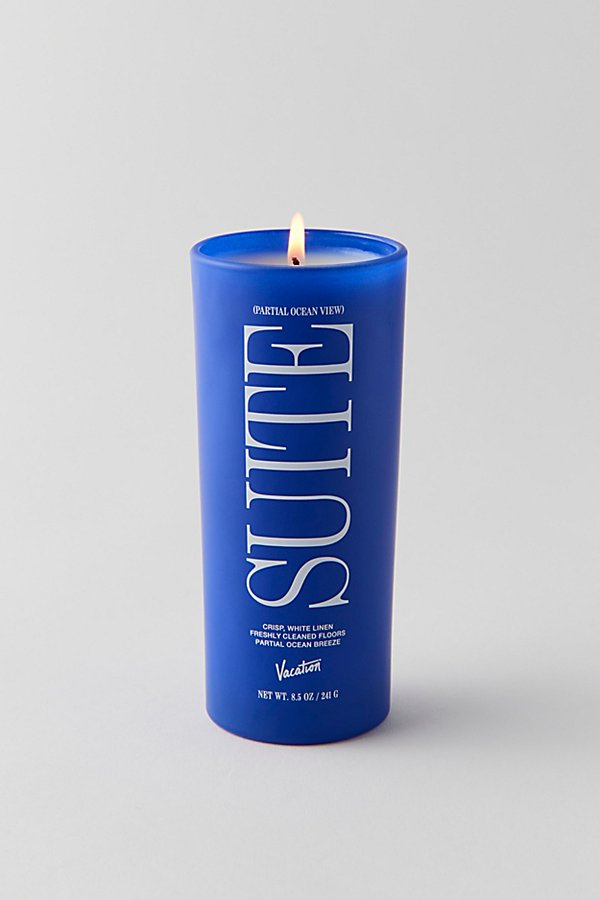Vacation Home Resort Candle In Blue