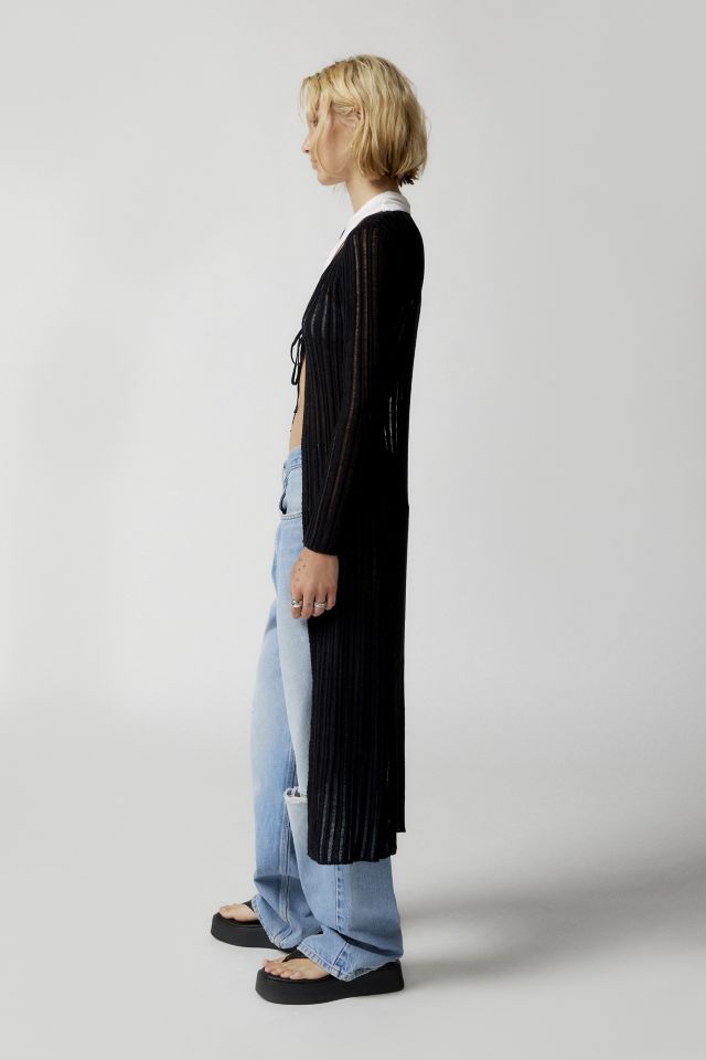 UO Jovie Ribbed Duster Cardigan #2