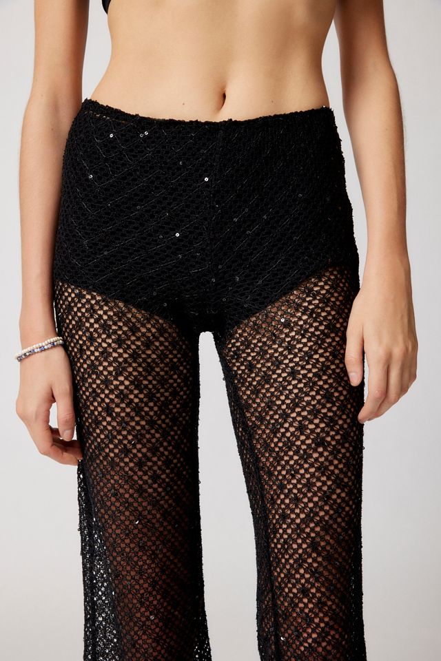 UO Siren Sheer Netted Pant #3