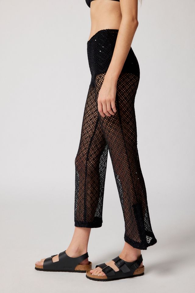 UO Siren Sheer Netted Pant #4