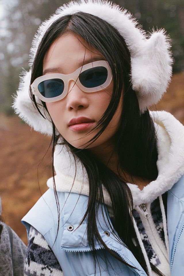 Rounded store rectangle sunglasses