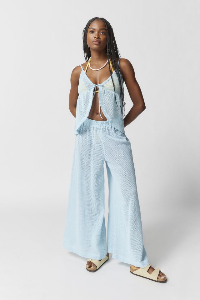 Out From Under Demi Mesh Wide-Leg Pant