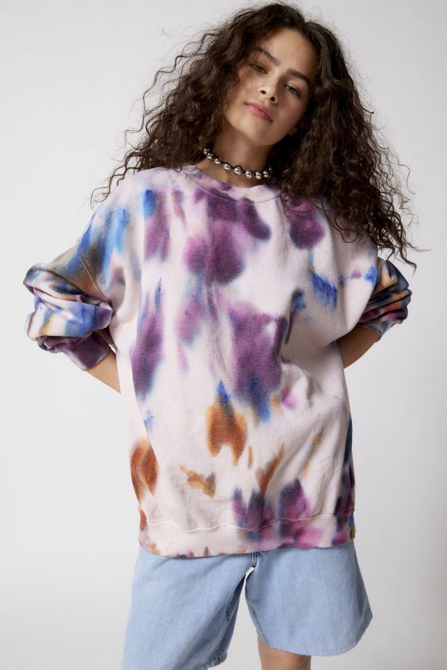 Urban Renewal Remade Artist Studio Dye Crew Neck Sweatshirt