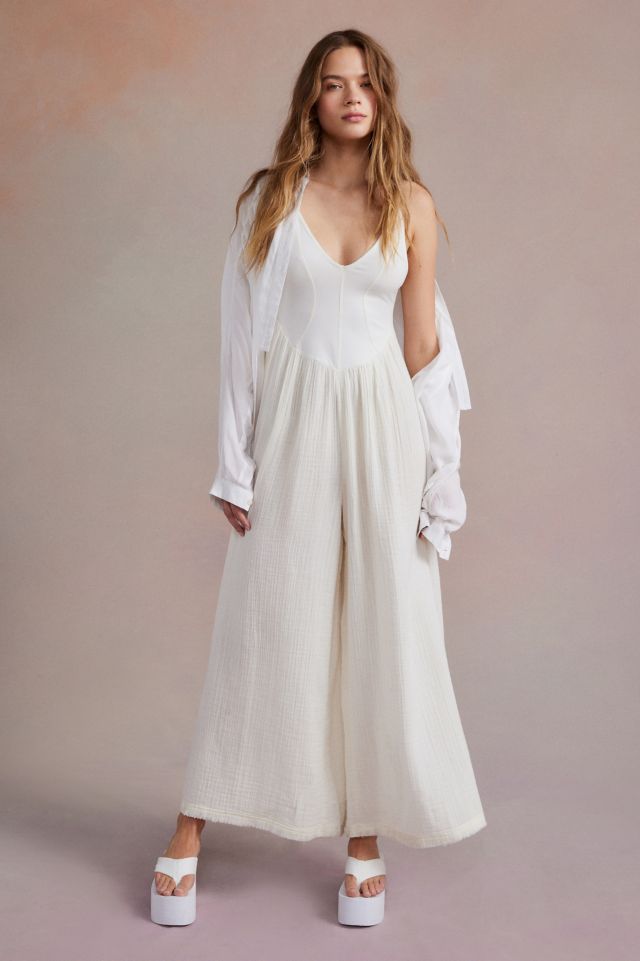 Urban outfitters 2024 white jumpsuit