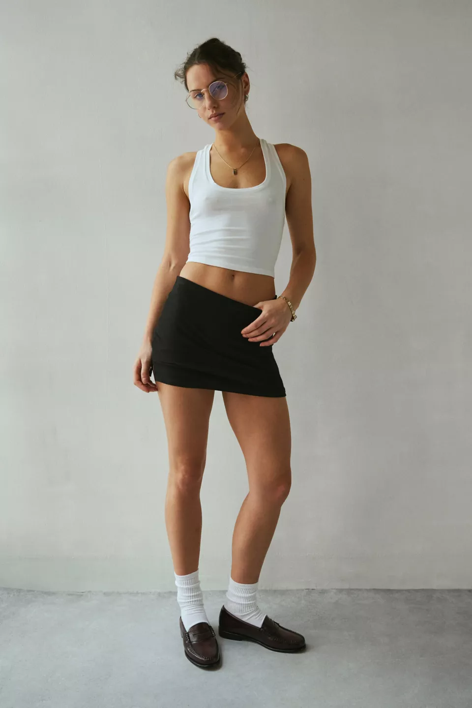 Out From Under Bec Low-Rise Micro Mini Skort