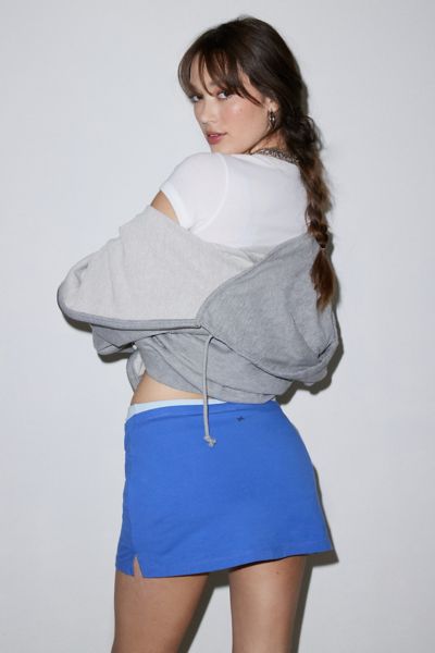 Out From Under Bec Low-rise Micro Mini Skort In Blue, Women's At Urban Outfitters