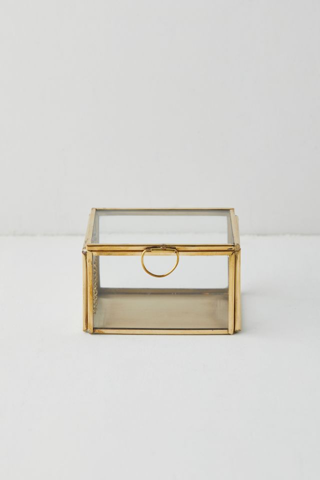 ★Urban Outfitters★ガラス・ジュエリーボックス Coloured Glass Display Jewellery Box | Urban Outfitters UK