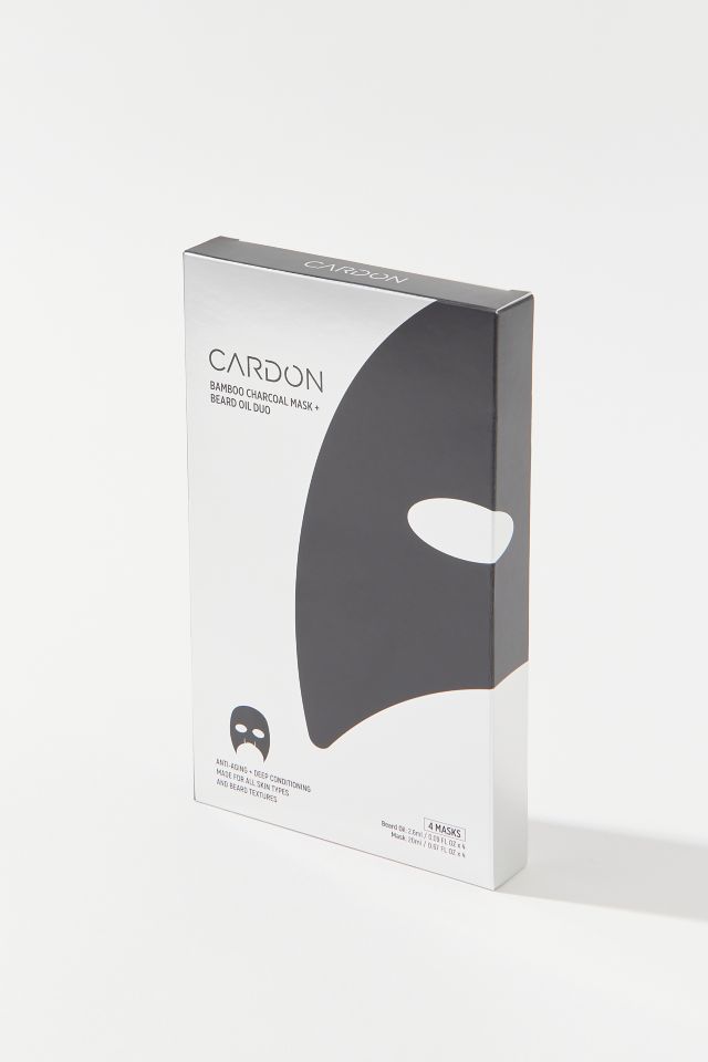 Cardon Bamboo Charcoal Sheet Mask + Beard Oil #1