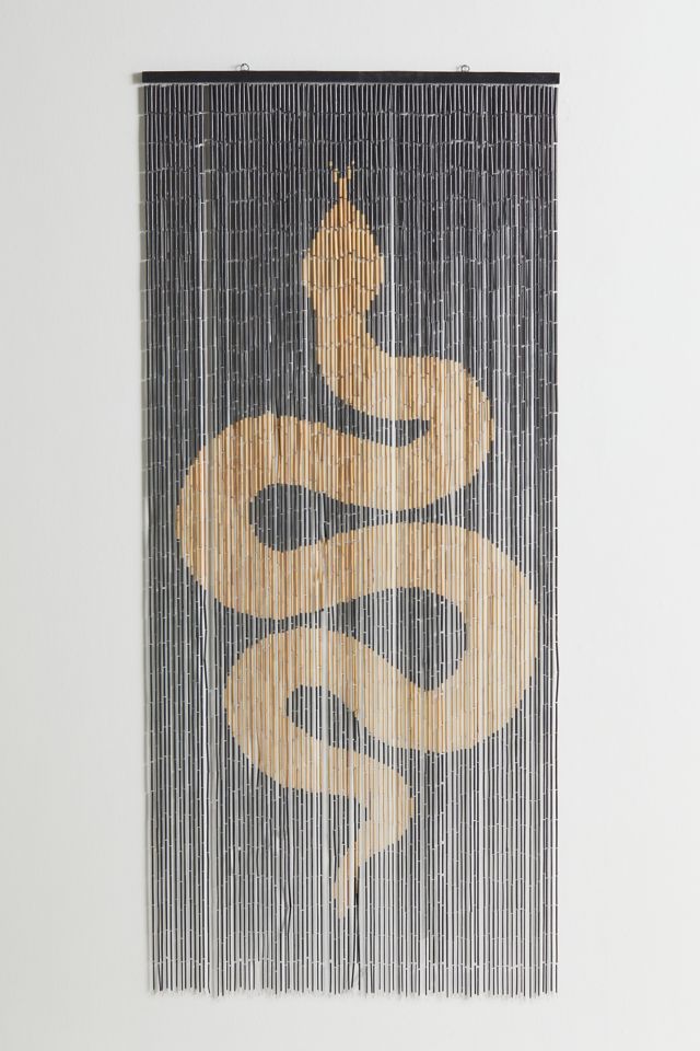 Snake Bamboo Beaded Curtain #1