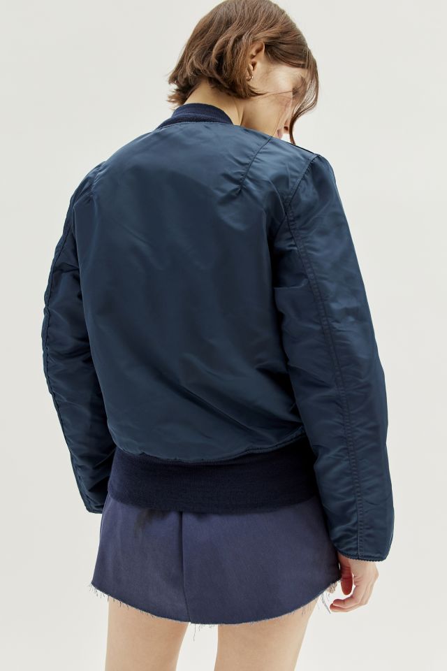 Urban Renewal Vintage Deadstock Reversible Bomber Jacket #3