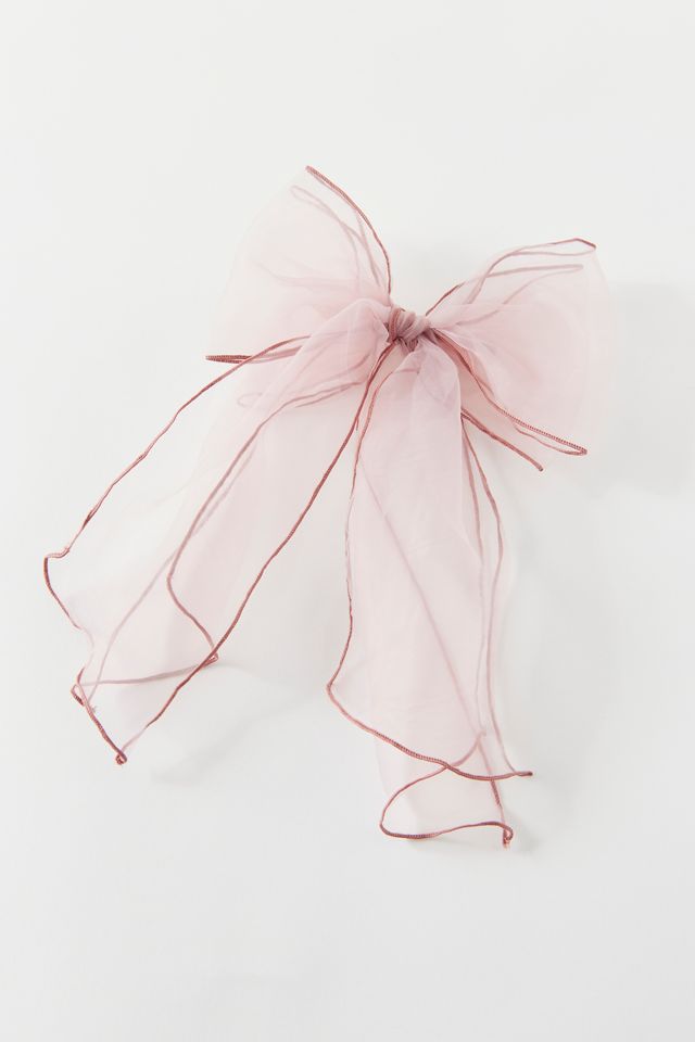 Chiffon Hair Bow Barrette #1