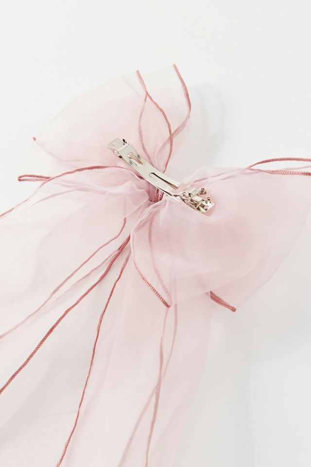 Chiffon Hair Bow Barrette #2
