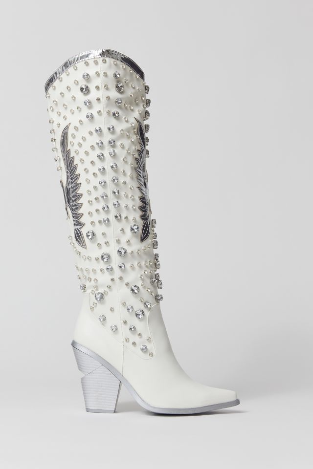Azalea Wang Upbeat Rhinestone Cowboy Boot #1