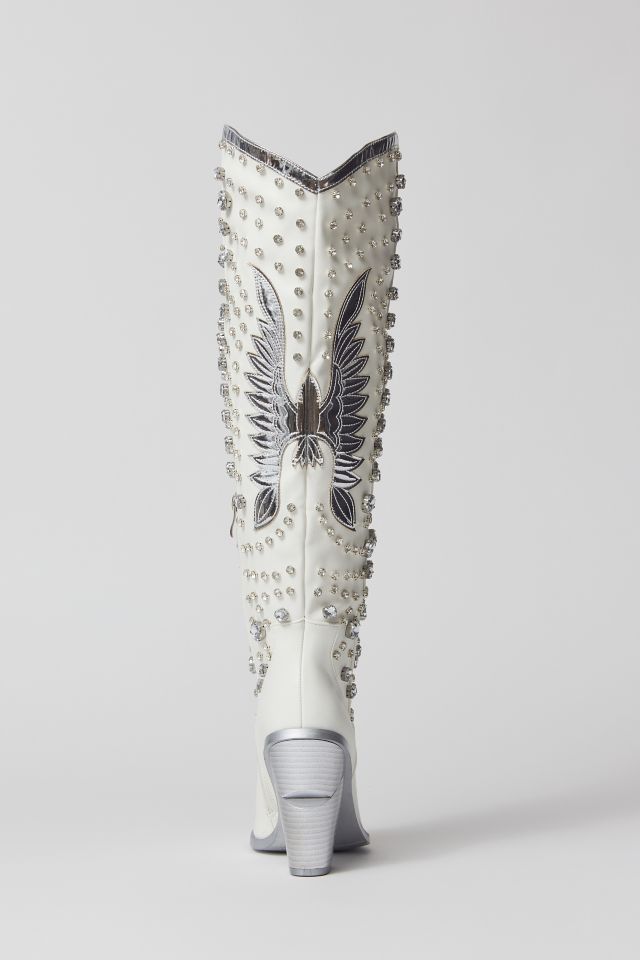 Azalea Wang Upbeat Rhinestone Cowboy Boot #3