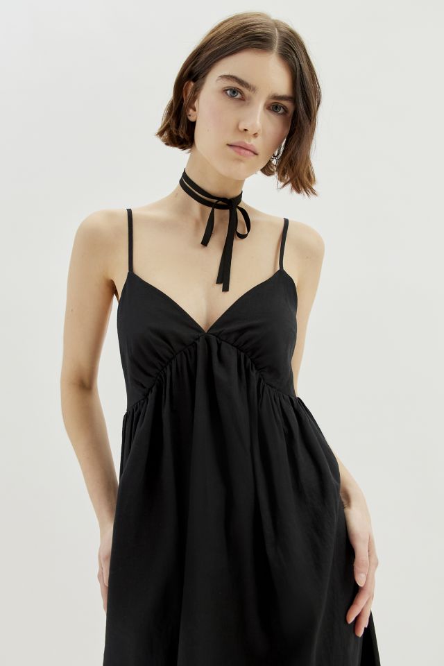 Urban Renewal Made In LA Linen Simplistic Midi Dress #1