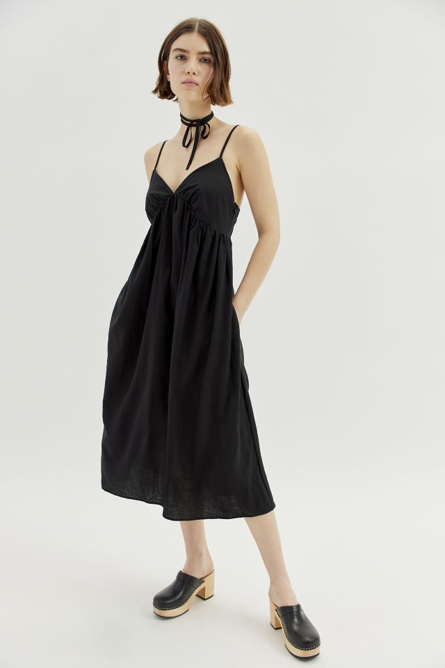 Urban Renewal Made In LA Linen Simplistic Midi Dress #2