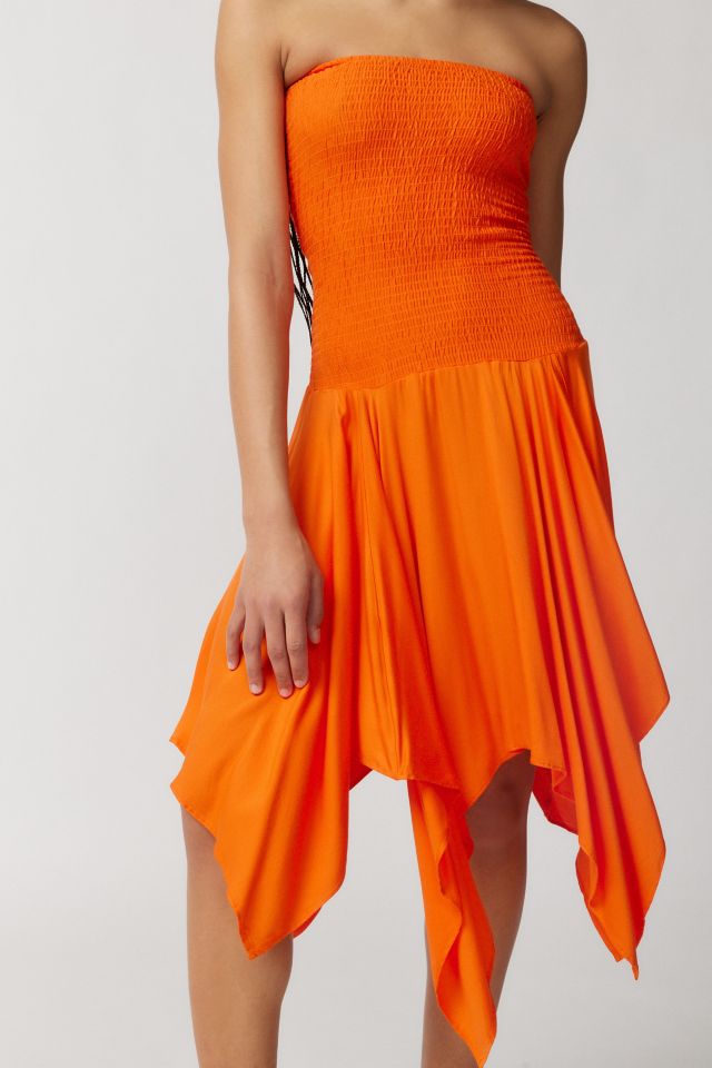 Ecote Isley Strapless Smocked Midi Dress #3