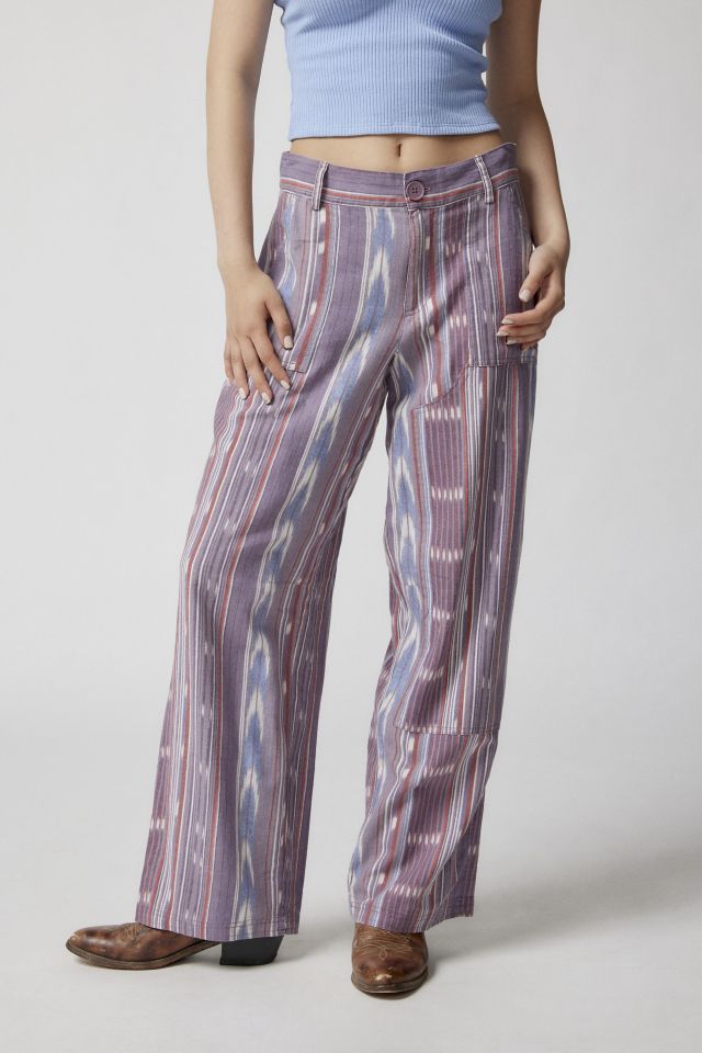 Pantalon Cargo Imprimé en Lin Rae BDG #1
