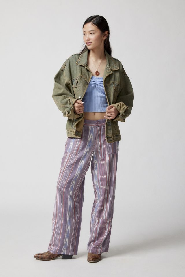 Pantalon Cargo Imprimé en Lin Rae BDG #5