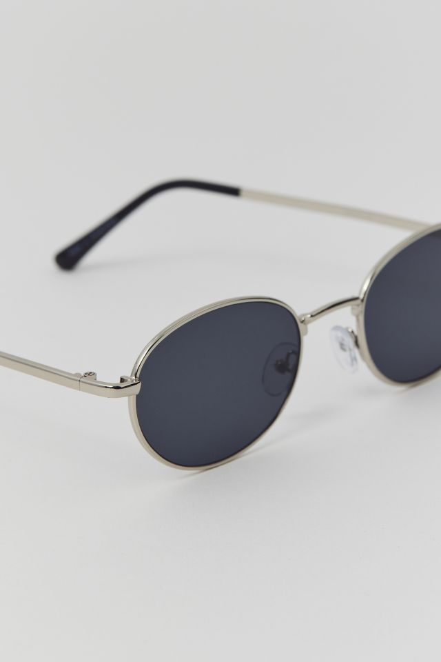 Walker Metal Oval Sunglasses #2