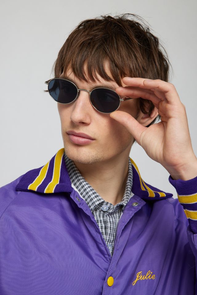 Walker Metal Oval Sunglasses #4